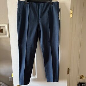 Lafayette 148 New York EUC Tapered Navy Blue Pants size 14